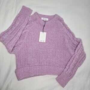 NWT John & Jenn  Sweater in purple ligth size L